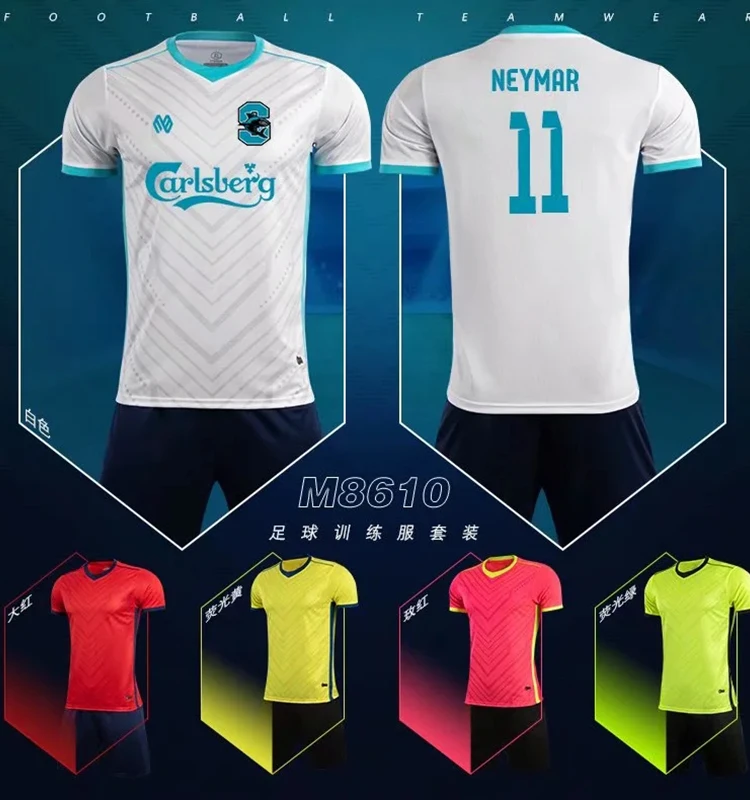 21-22 Hot Selling Colorful Match Training Jersey Sport Jersey Football Jersey Uniform