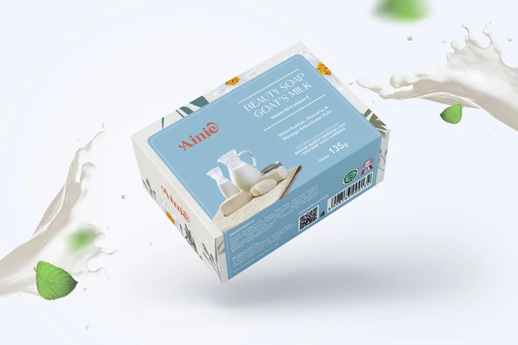 Low Market Price Handmade Goats Milk Extract Beauty Soap 135 gr from Top Supplier