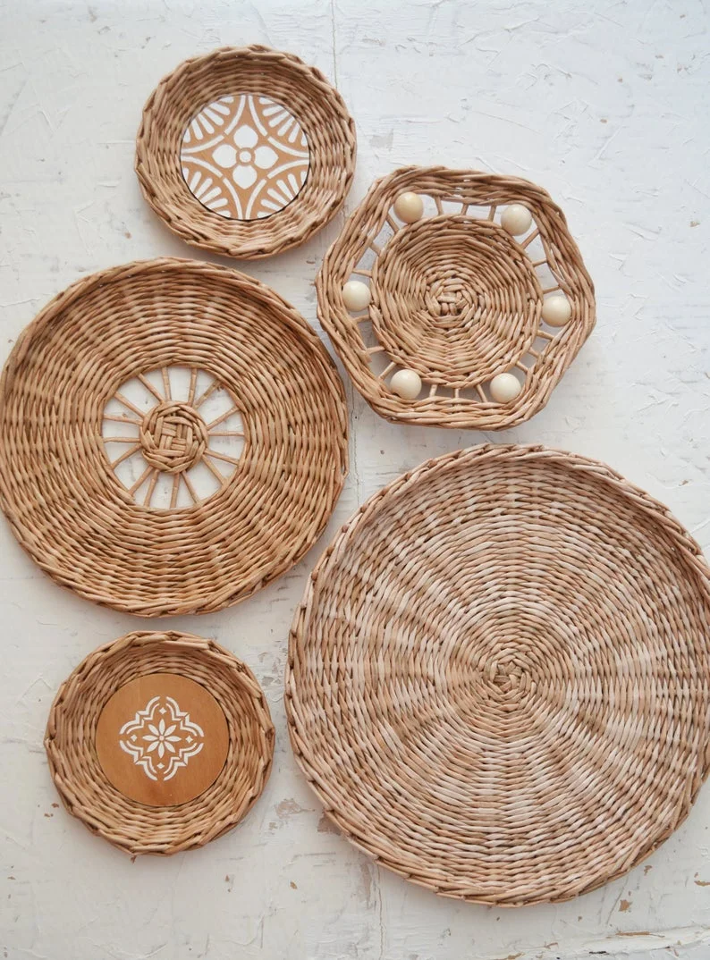 Elegant Rattan Wall decoration For Home Living Furniture