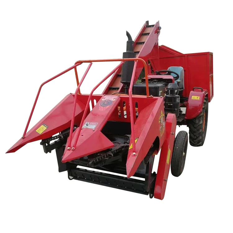 small maize harvester and thresher tractor mounted maize combine harvester