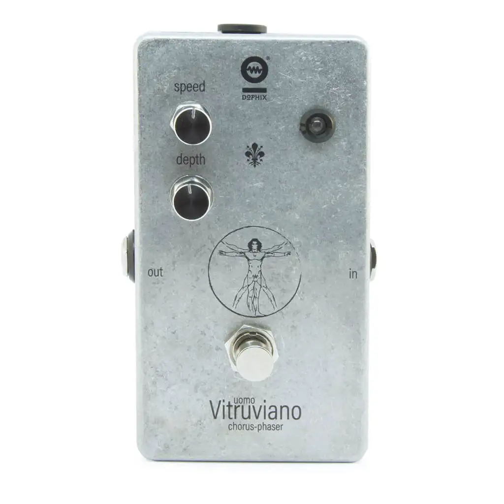 Guitar Accessories - Hand Made Guitar pedal Uomo Vitruviano Chorus Phaser  for Elettric Guitar - Made in Italy fashion