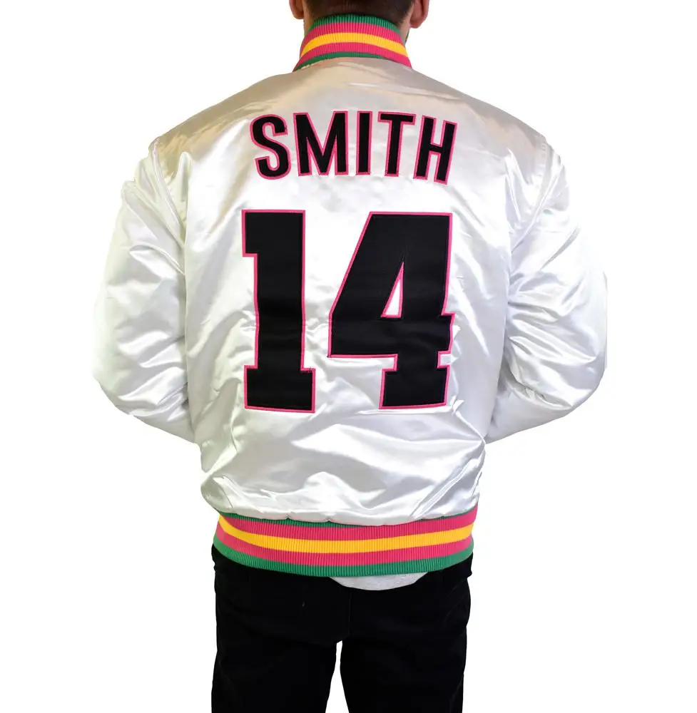 American Letterman Baseball College School Team Satin Bomber Jacket/Bulls Embroidered Jacket