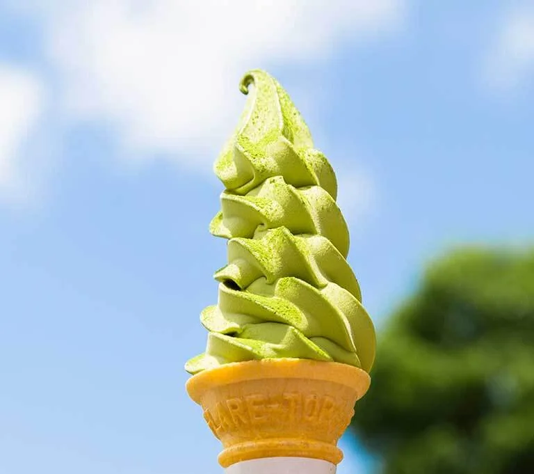 Здоровое летнее лечение, молочные продукты, замороженная коробка, естественный сладкий зеленый чай (FI002), мороженое Lotte Macha