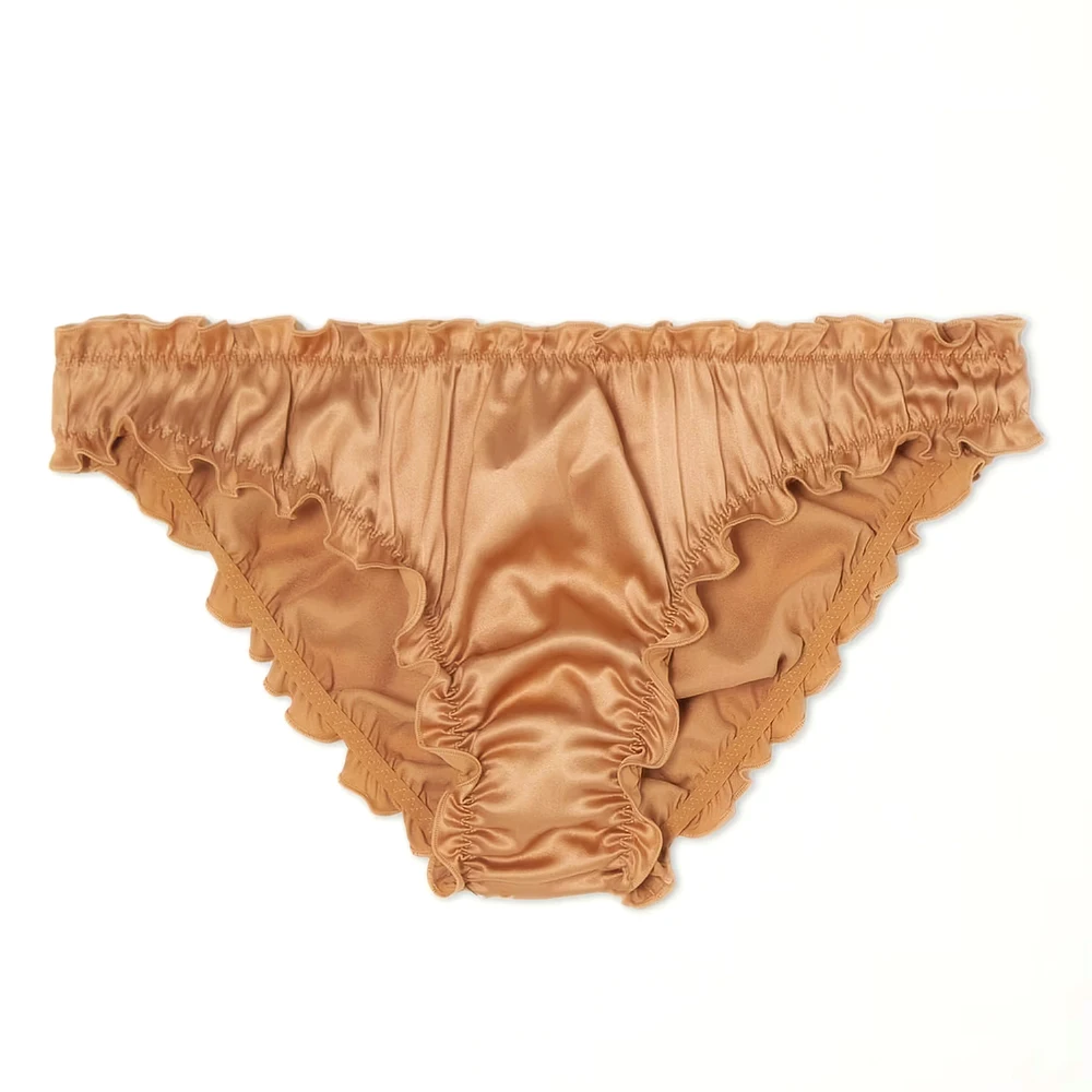 Female Sexy Briefs Factory Direct Sale 100% Mulberry Silk Lace Design Soft and Breathable 6 Color Low MOQ