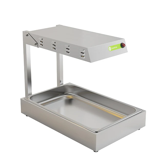 KFC Food Warmer Counter Top Chips Warmer Display French Fries Warmer Commercial Stainless Steel Keeping Food Warm LNEHS-330 CE