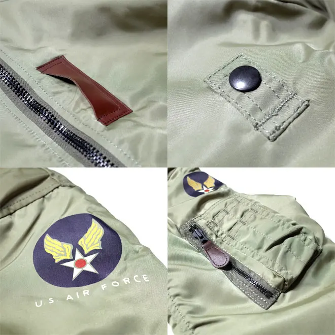 
Air force Heavy zone jacket,OD color Military clothing made in japan 