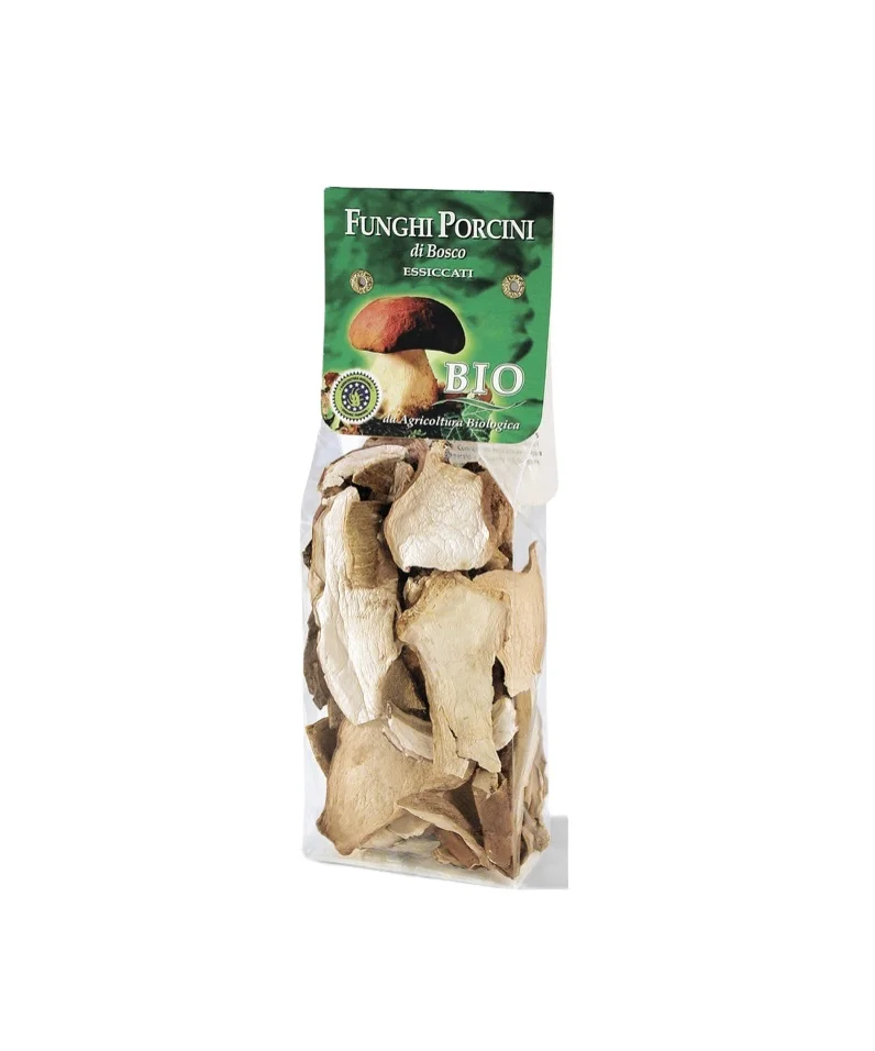 PORCINI - ORGANIC DRIED PORCINI MUSHROOMS Premium Quality Made in Italy 40g for Export WILD 0.04 Kg Dried,boletus Brc Ifs Sedex