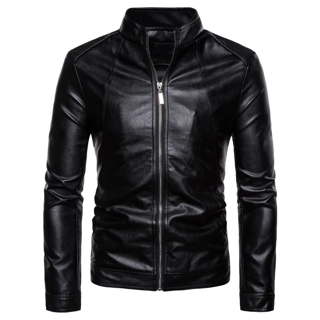 2020 Wholesale New Winter Leather Jackets Men Casual Thick Winter plane black leather jacket for men jackets leather