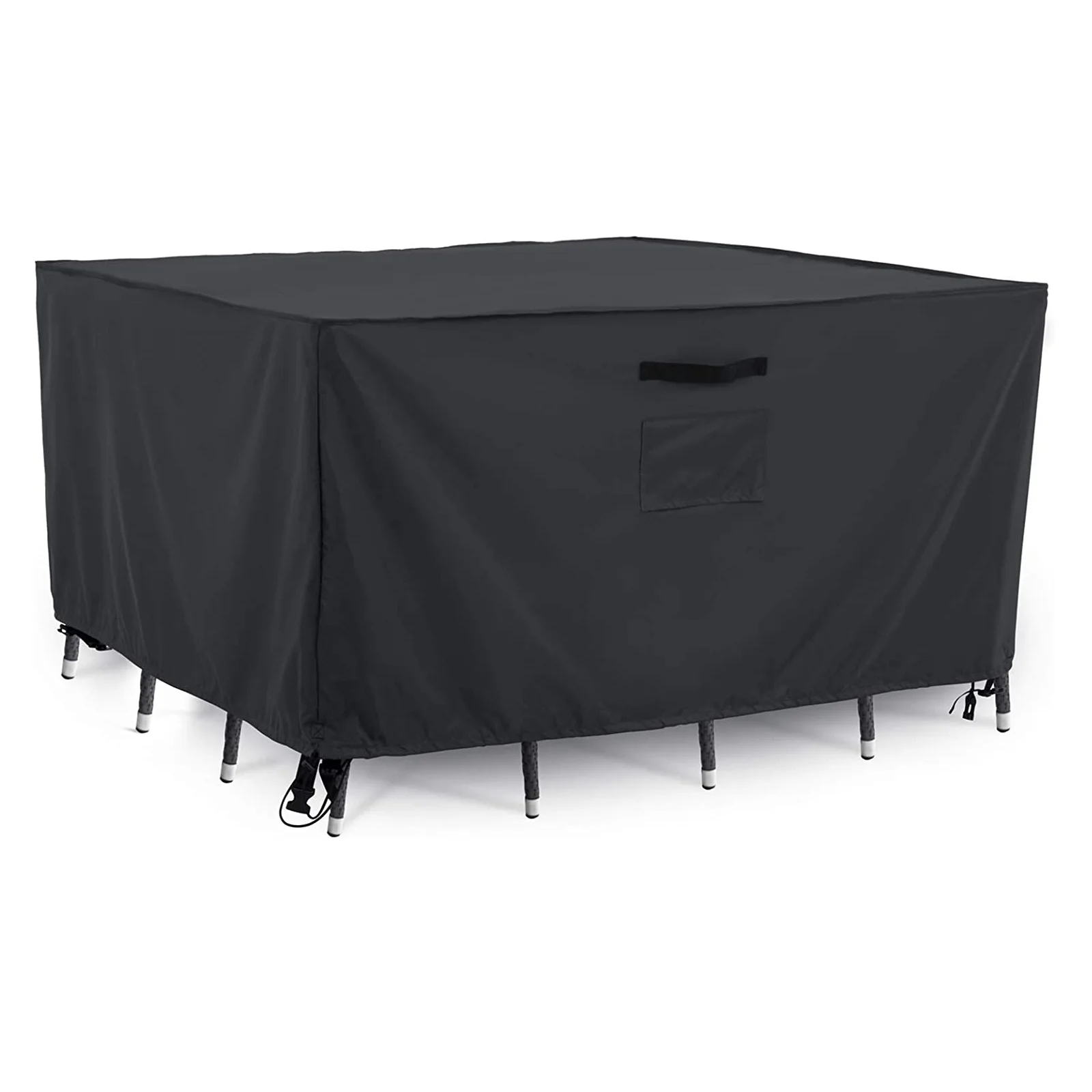 
Top choice 600D Patio Furniture cover with storage bag Waterproof Anti UV Outdoor Garden Furniture Protector 