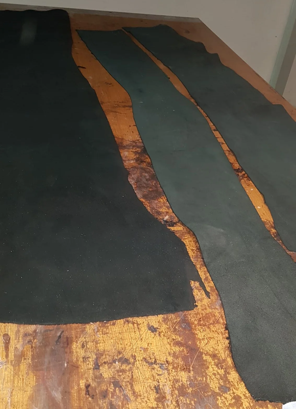 Wet Blue Leather Pieces