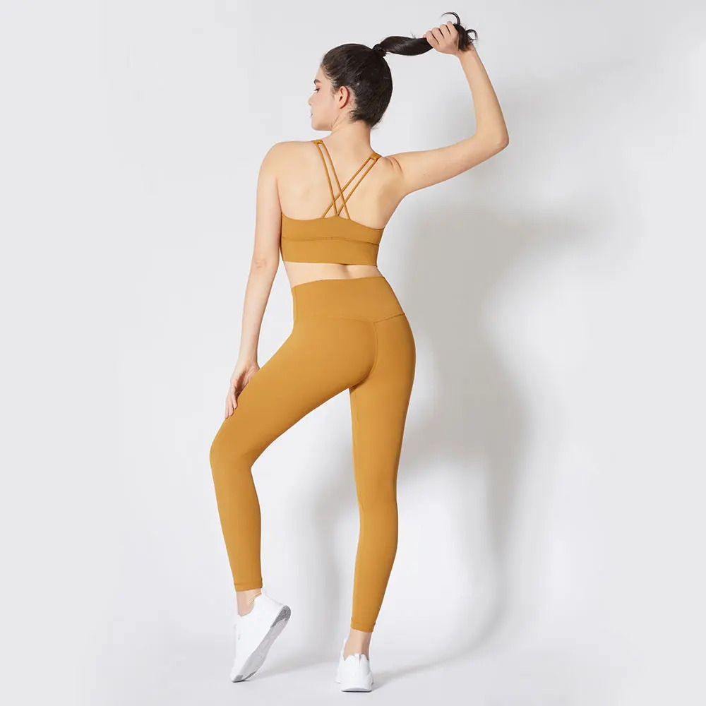 
Seamless Yoga Set Women Fitness Clothing Yoga Leggings Long Sleeve Cropped Top Gym Wear Sets Yoga Top Women Legging Set 