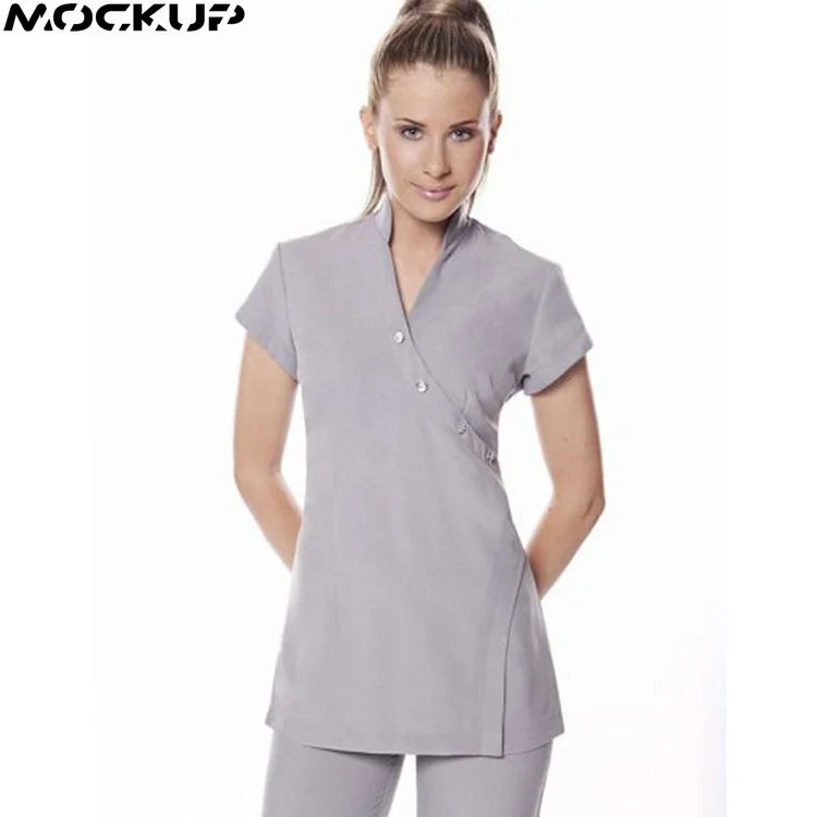 Beautifully Tailored Shape Flattering Comfortable Fit Spa Salon Tunic Work Uniform