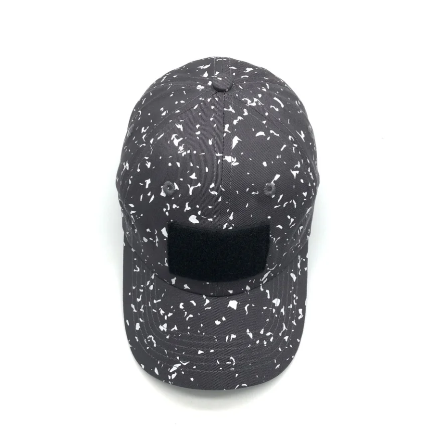 design your own custom personalized speckled spray paint dad hat