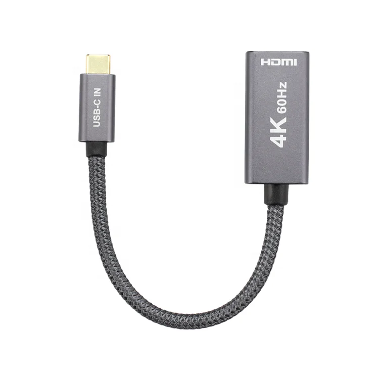 Кабель-адаптер ult-unite в нейлоновой оплетке 20 см 4K 60 Гц USB Type-C