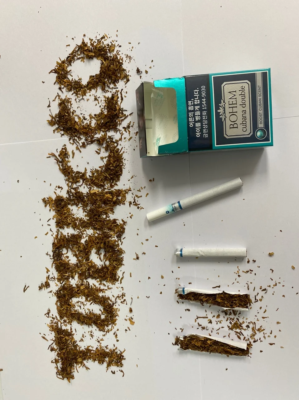 96mm-132mm menthol mono cellulose acetate tow ball capsule click cigarette smoke filter rods for Korea bohem cigarette