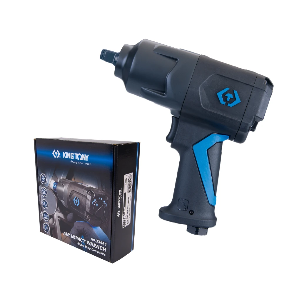 KING TONY High Quality 1/2 Inch Impact Wrench Pneumatic Tool Air Gun Taiwan 33461-100