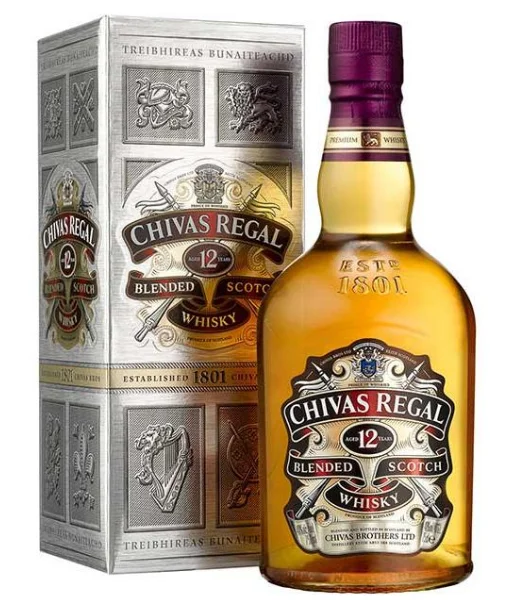 Высший класс Chivas Regal виски 12 лет смешанный скотч 750 мл беспошлинно