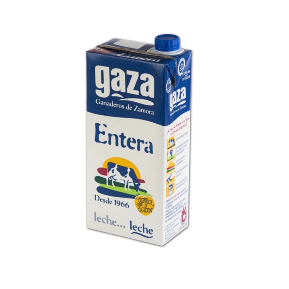High quality whole milk from Spain [Leche Gaza SL]