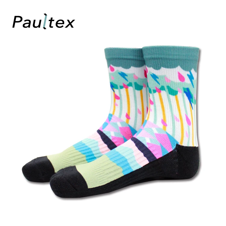 Anti UV Odor Control 3D Printing Compression Knitting Socks