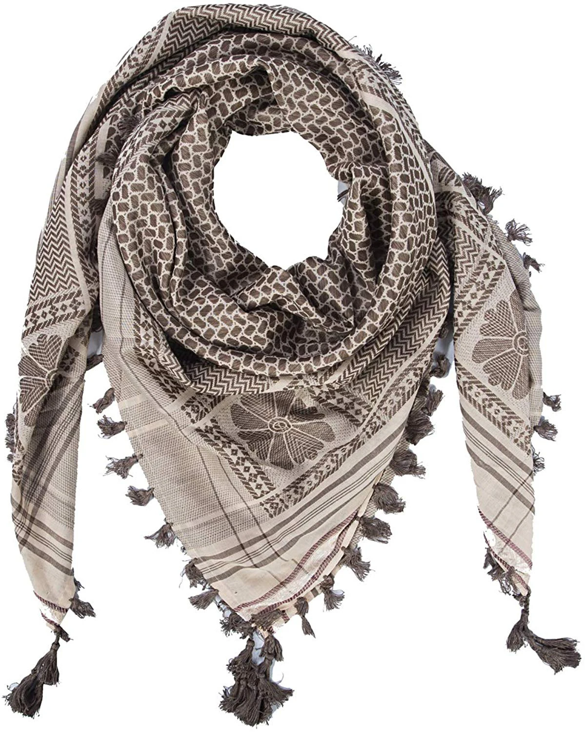 Fashion Hot Popular Prime Plain Solid Color Men Shemagh Cotton Scarf