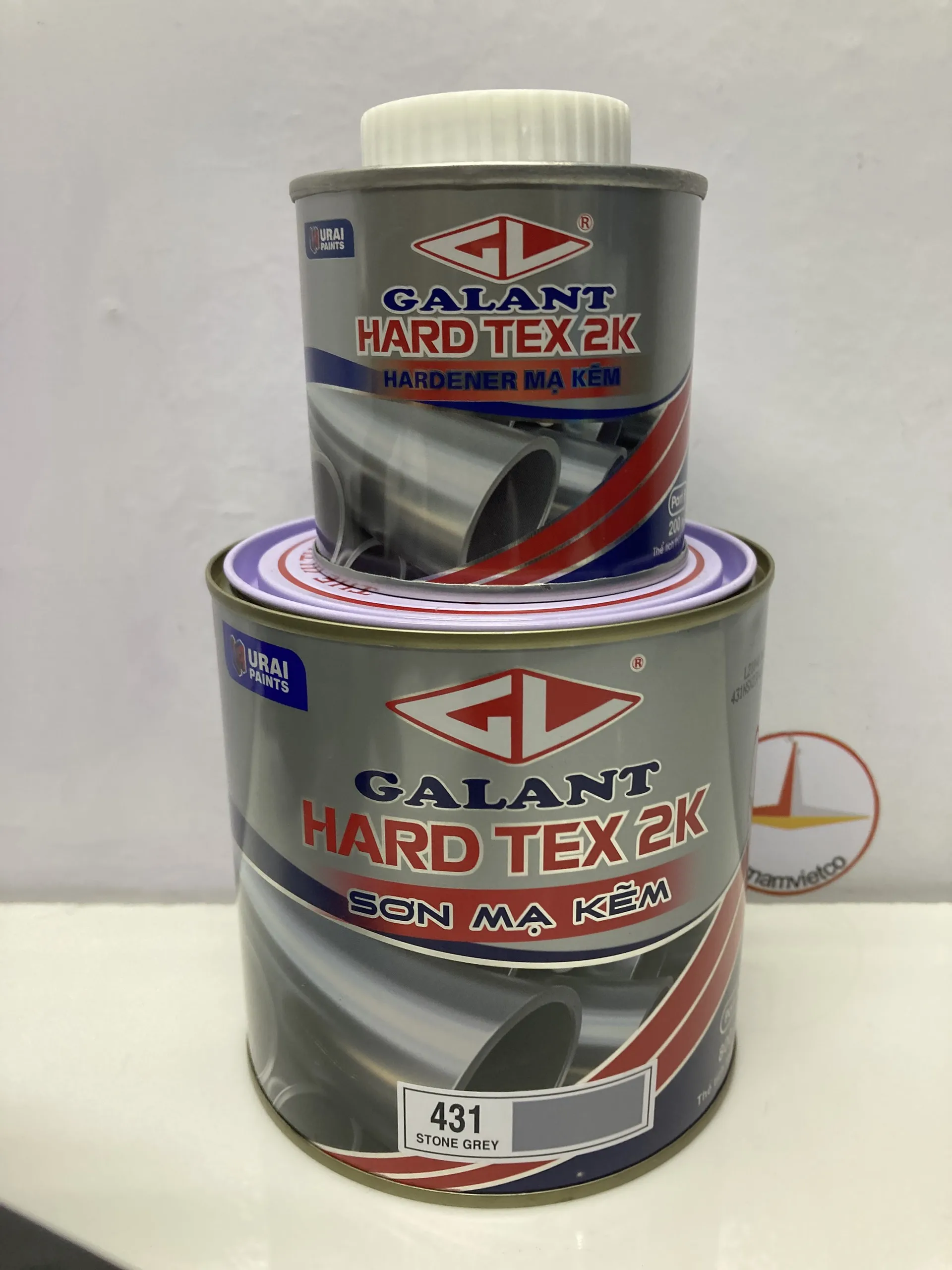 
Grey Stone 431 for Zinc Alloy and Wood Surfaces Galant Hard Tex 2k Best Paint for Galvanized Metal Epoxy Liquid Coating 24month 
