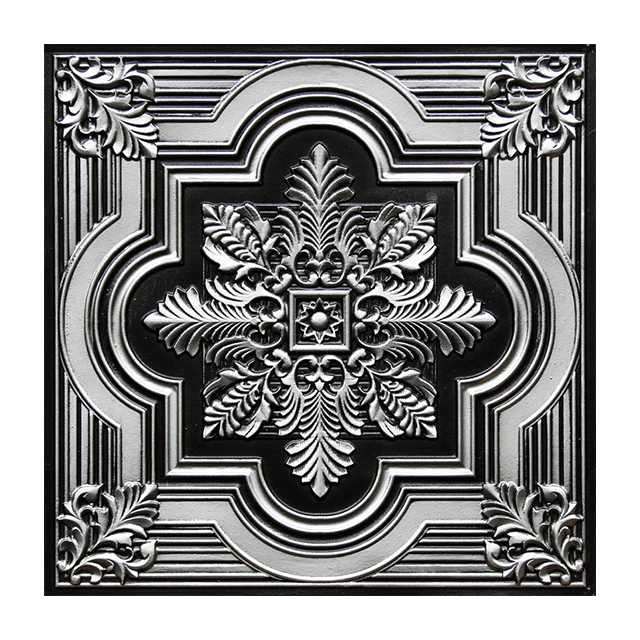 
Elegant Design Roman Style PVC Drop Decorative 2x2 Ceiling Tiles 