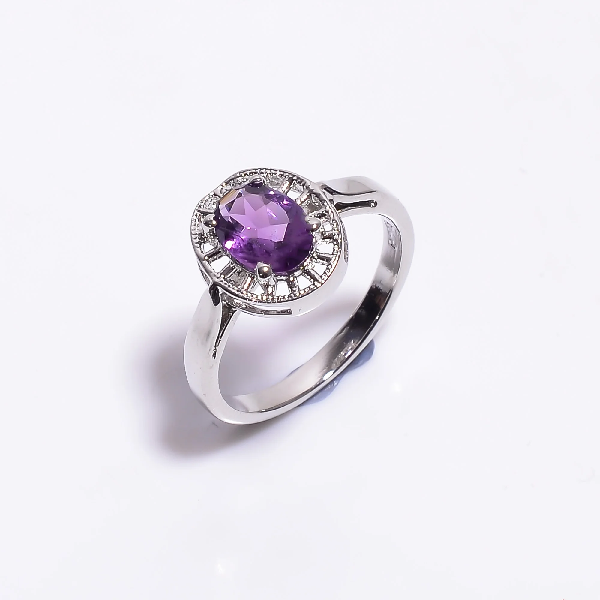 925 кольца из аметиста, цитрин, лабрадорит, лунный камень, гранат, серебряные кольца высшего качества, кольца из серебра, круглые 101