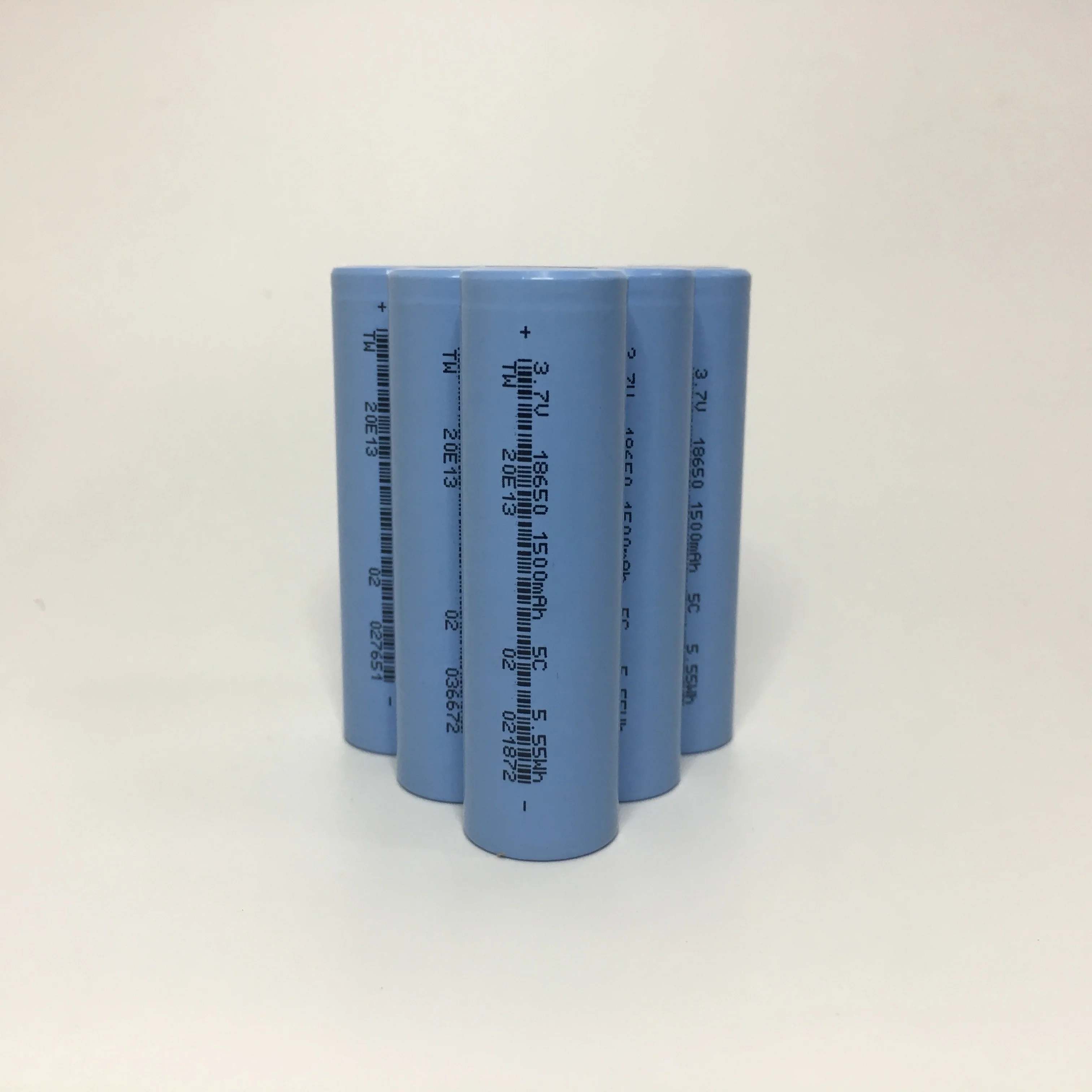
5C 18650 battery high capacity 3.7v 1500mah li-ion lithium cells 