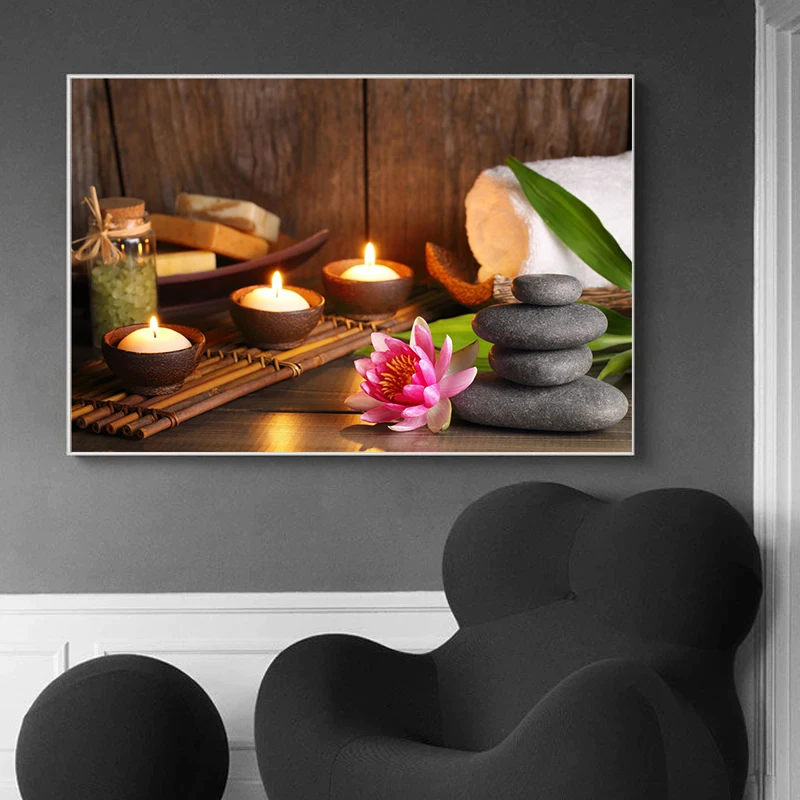 Modern Spa Massage Parlor Wall Art Pictures For Home Decor Cuadros Living Room Decoration Canvas