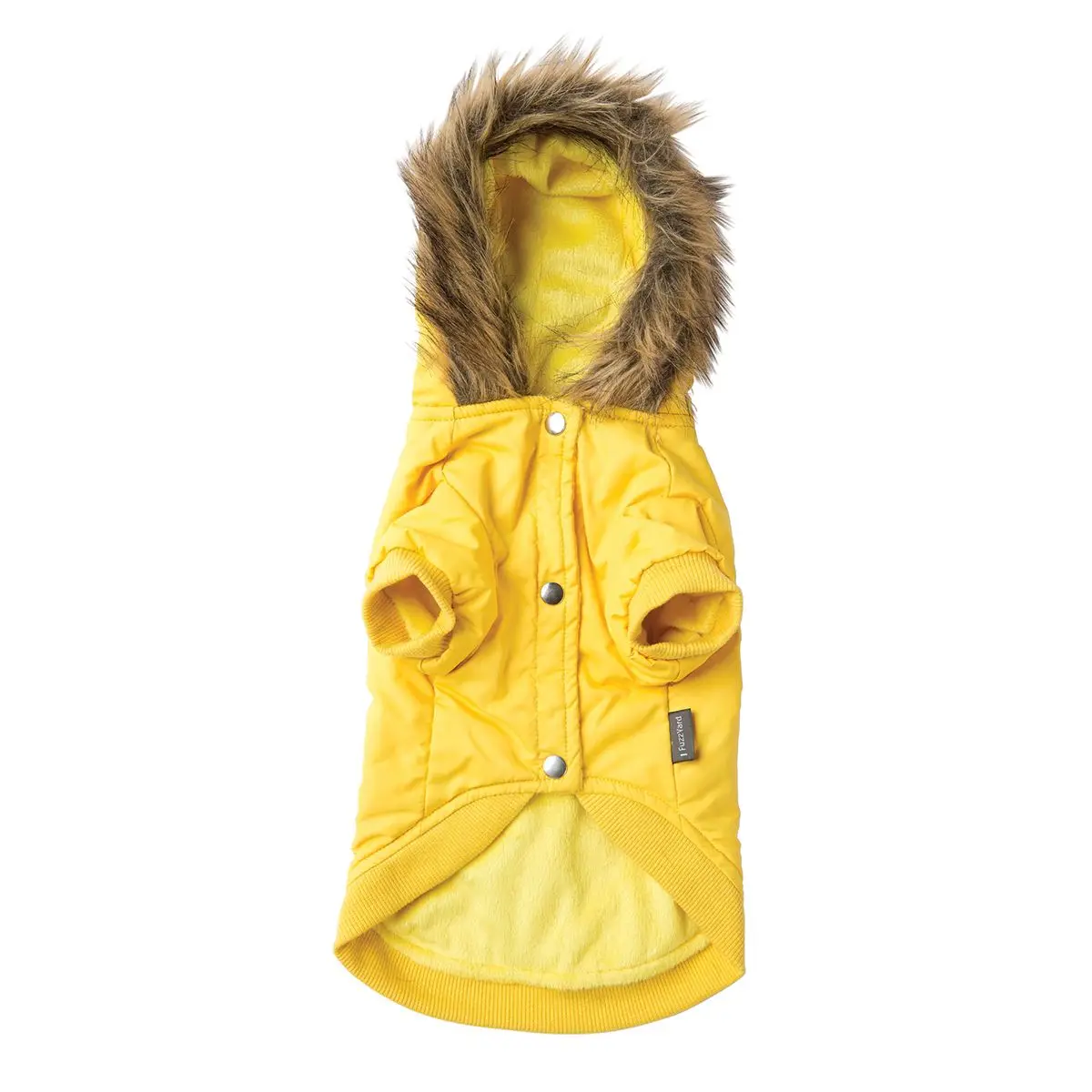 Moscow Duffel Jacket - Yellow Comfortable Adventure Jacket Pet Clothes Recycled Pet Clothes for Dog