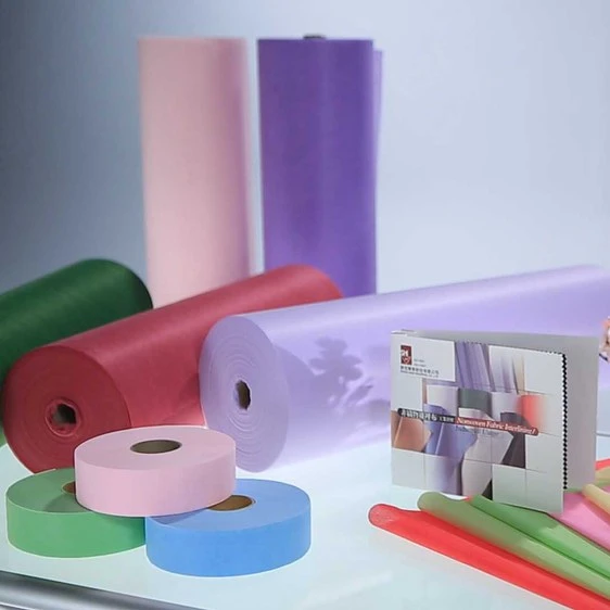 embroidery backing shiny non- woven chemical bond breathable and flexible non-woven fabric