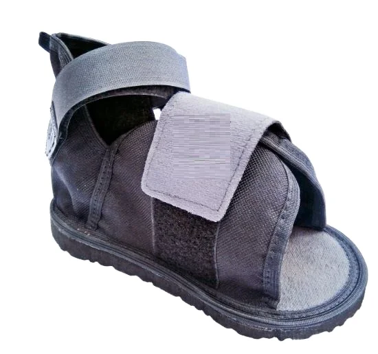 CAST SHOE,(Tapered sole) replaces the functions of the normal shoe when patient is on foot cast. ISO, WHO. GMP CERTIFIED