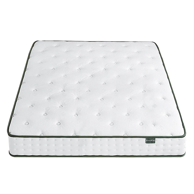 Inofia Sleep Well King Queen Size Latex Orthopedic Memory Foam Mattress In Box