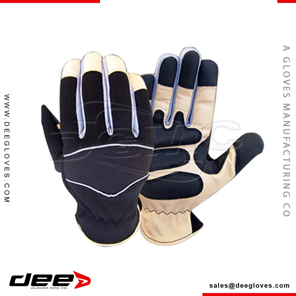 Heavy Duty Mechanic Gloves Custom Work Gloves Tough, Stretchable, Touch Screen Gloves Unisex Construction Safety Workwear