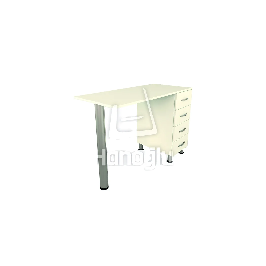 Wholesale Modern Pink Salon Furniture Manicure Table Nail Tables for Beauty Salon Wood MDF