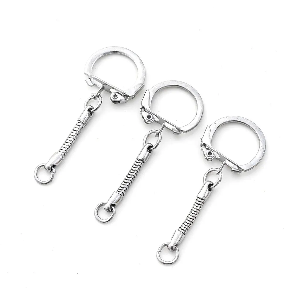 Metal Buckle Hanging Snake Chain Keychain Pendant Hanging U Disk  C buckle jewelry