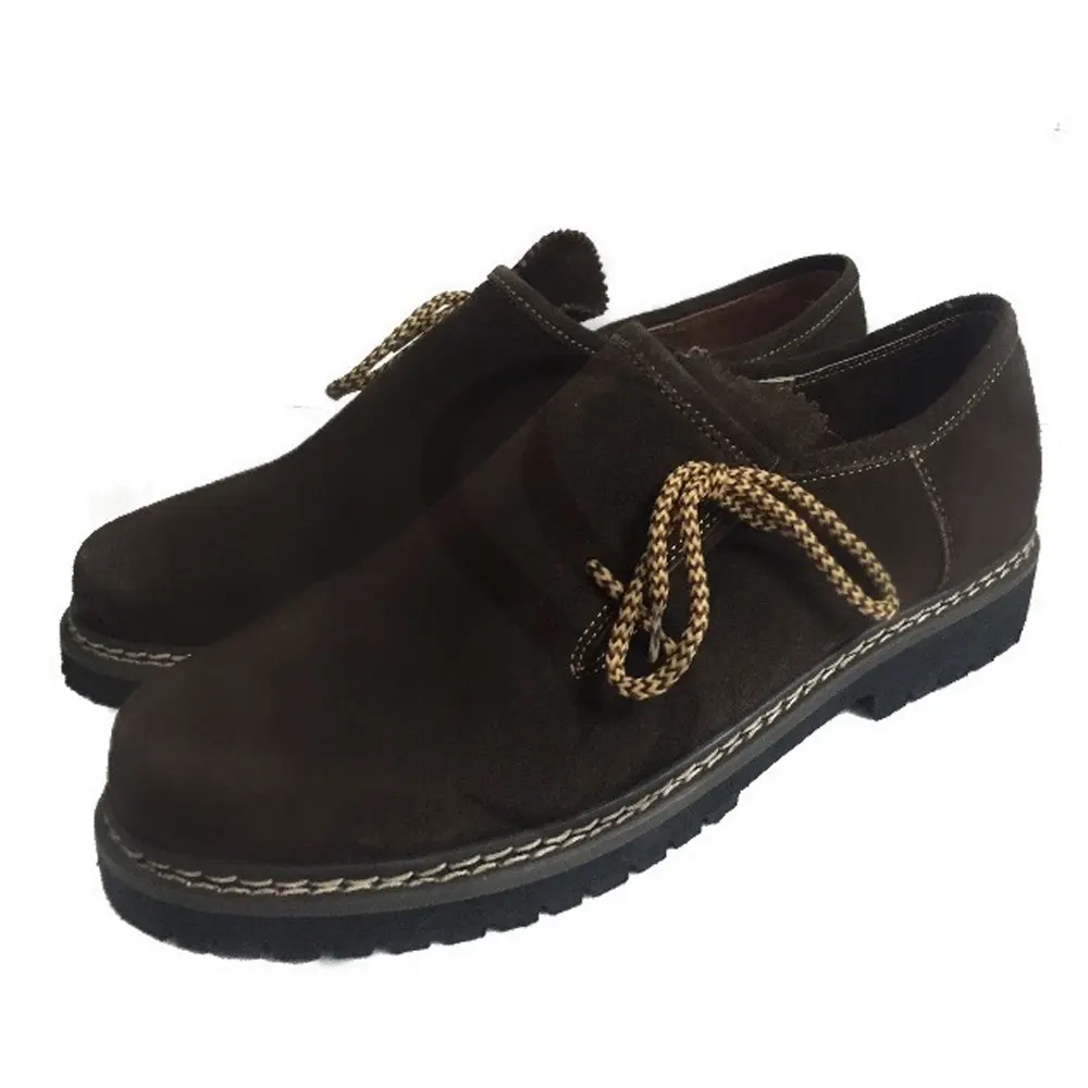 Lederhosen Shoes Dark Brown Bavarian Lederhosen Shoes