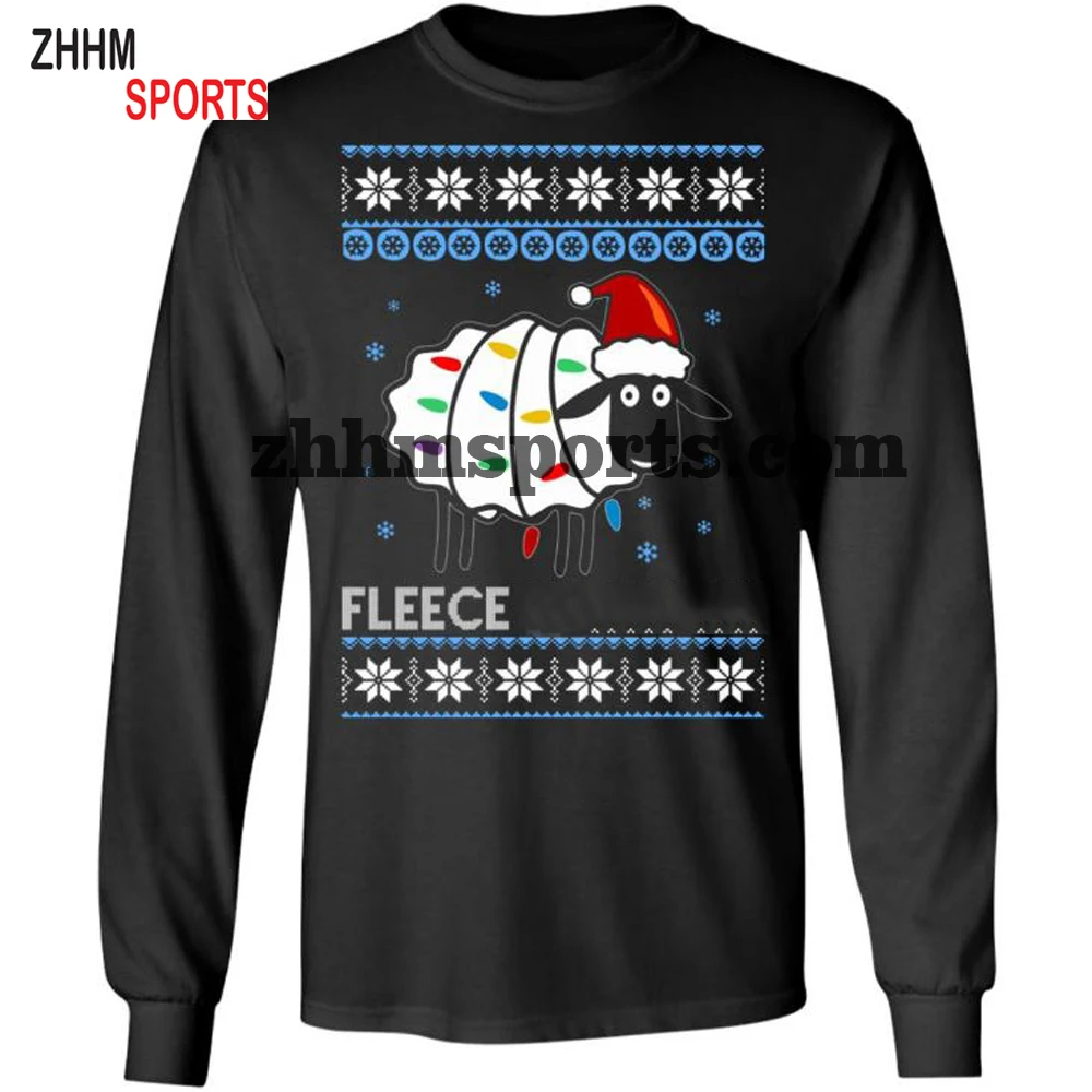
Santa Christmas Jumper Musical Jingle Bells Fleece Hoodies 