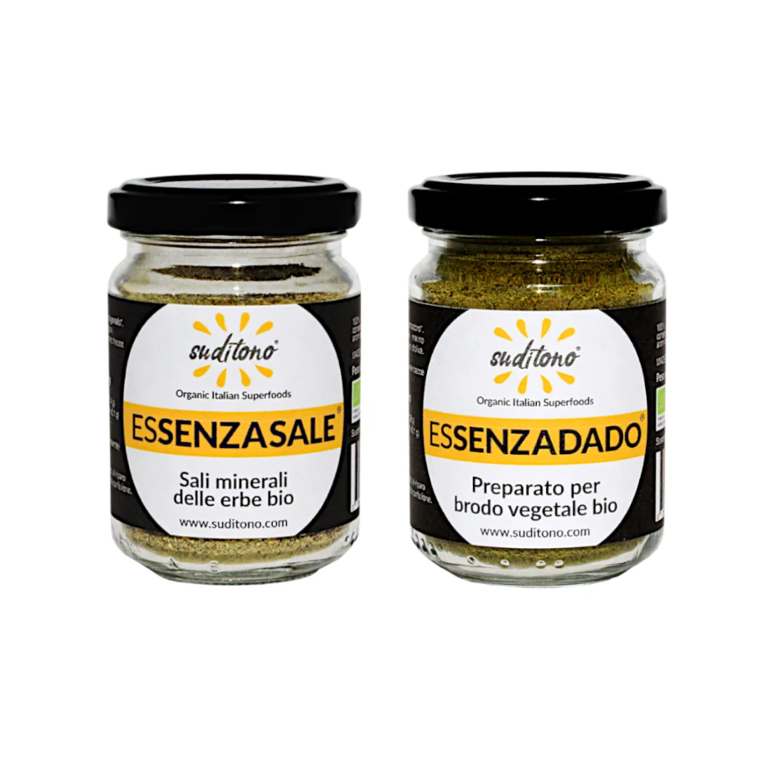 Набор итальянских продуктов-органические приправы ESSENZASALE + ESSENZADADO порошок сушеных смешанных овощей 48 шт.