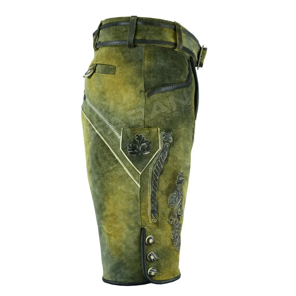 New Arrival Hot Sale Trachten Wear Bavarian Lederhosen Shorts For Men New Design Bavarian Lederhosen