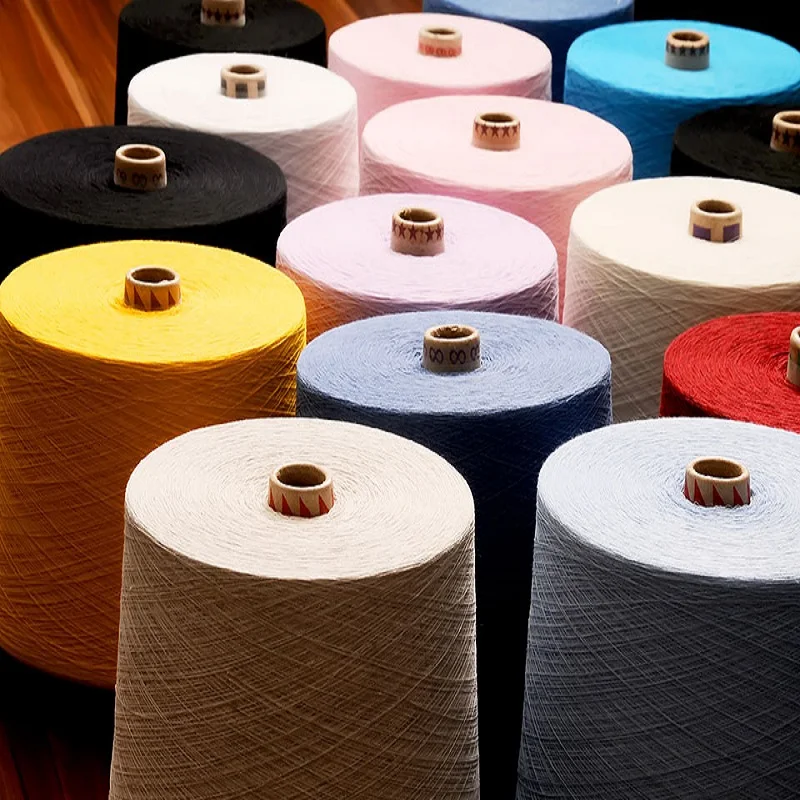 Regenerated OE Cotton Polyester Yarn 6/1 , 12/1 , 20/1