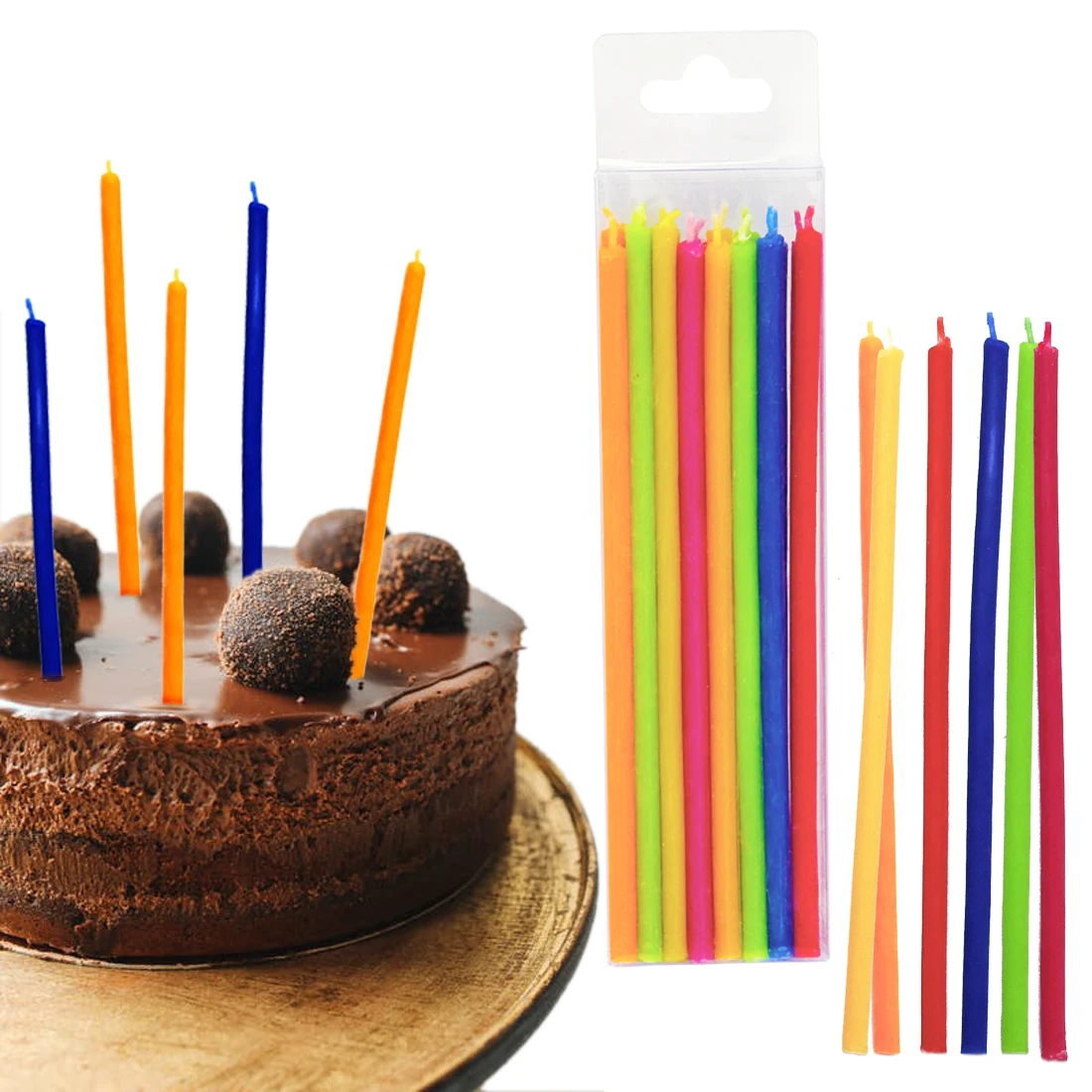 100% natural pure beeswax birthday candles