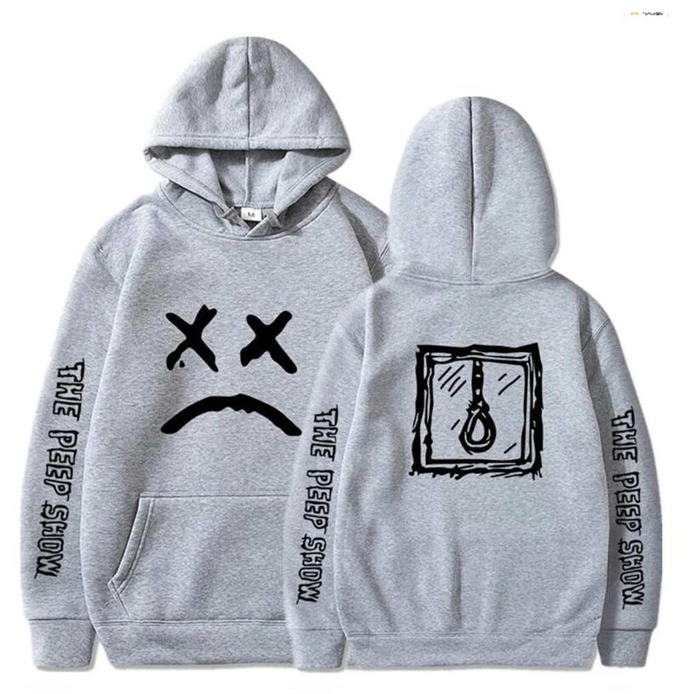 Забавные мужские пуловеры толстовки с принтом Lil Peep в стиле хип-хоп