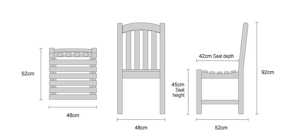 Solid Teak Wood Dining Table Set Garden Furniture