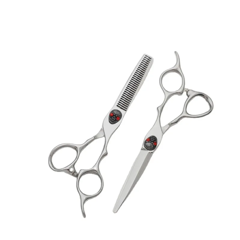 New Customized Colors and Styles Right-handed Scissors Salon Hair Scissors Professional Barber Scissors Stainless Steel Straight
