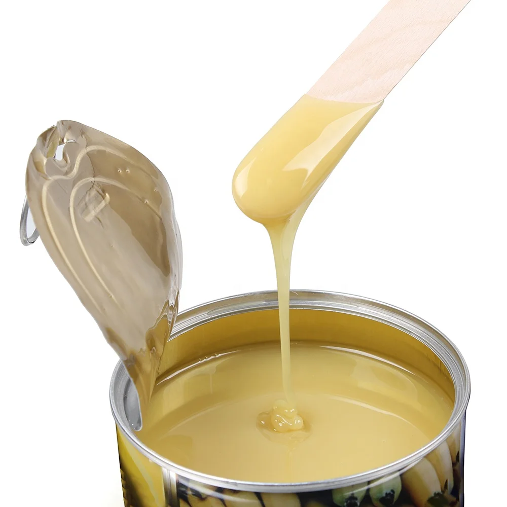  Оригинальная фабрика OEM/ODM 800 г профессиональные бананы Liposoluble мягкая депиляция безболезненный горячий воск жестяные банки