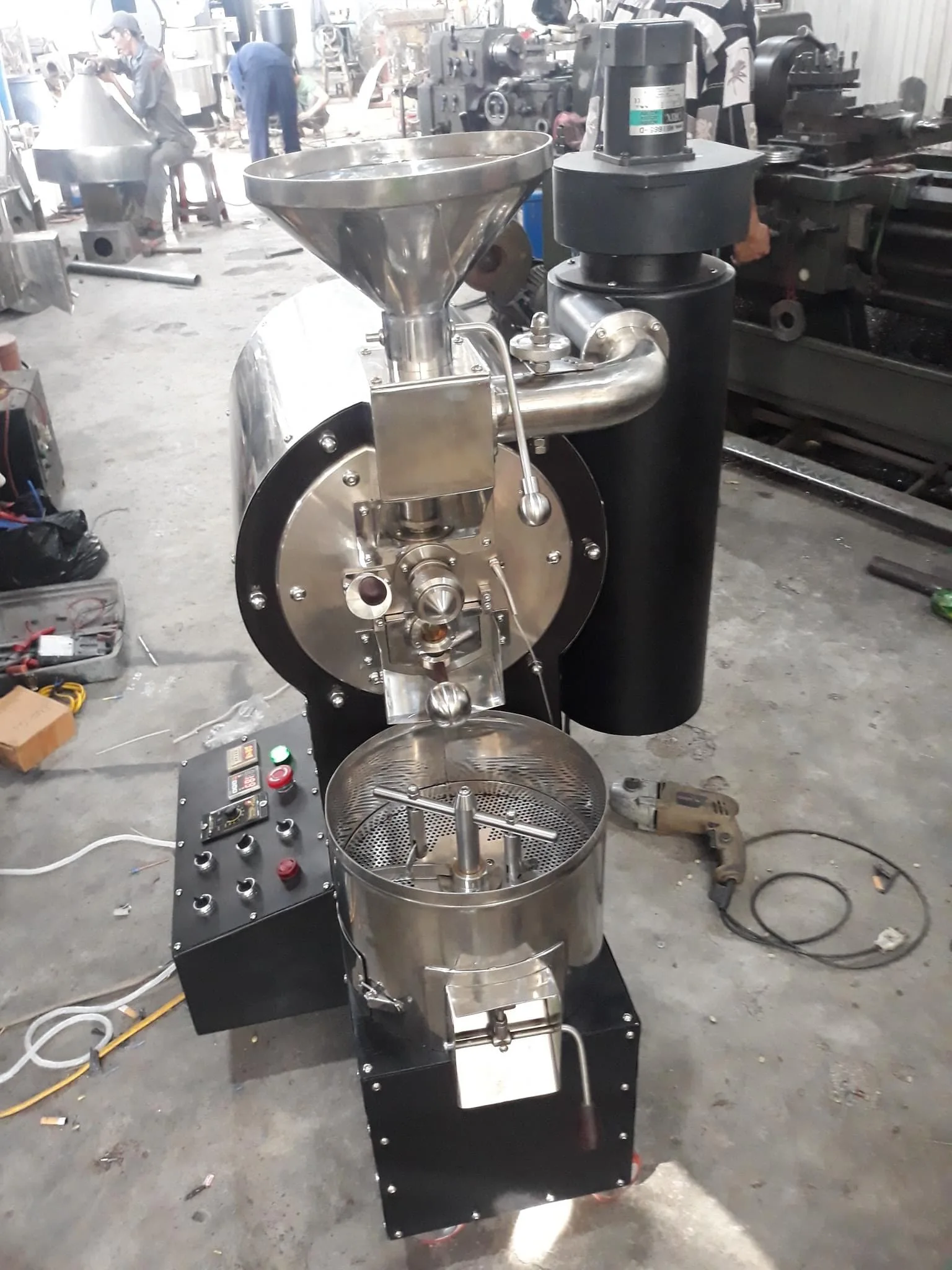 Viet Nam Best Price Coffee Roaster 5kg to 120 kg coffee roaster coffee bean made in Viet Nam