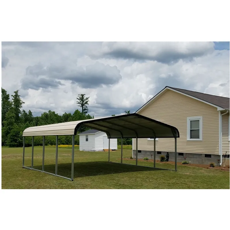 wholesale cheap 20*20 carport modular mobile shelter canopy steel prefab car tent garage folding outdoor