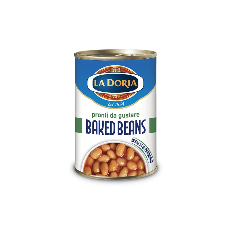 High Quality Made In Italy La Doria Baked beans in easy-open cans 24x400g For Export