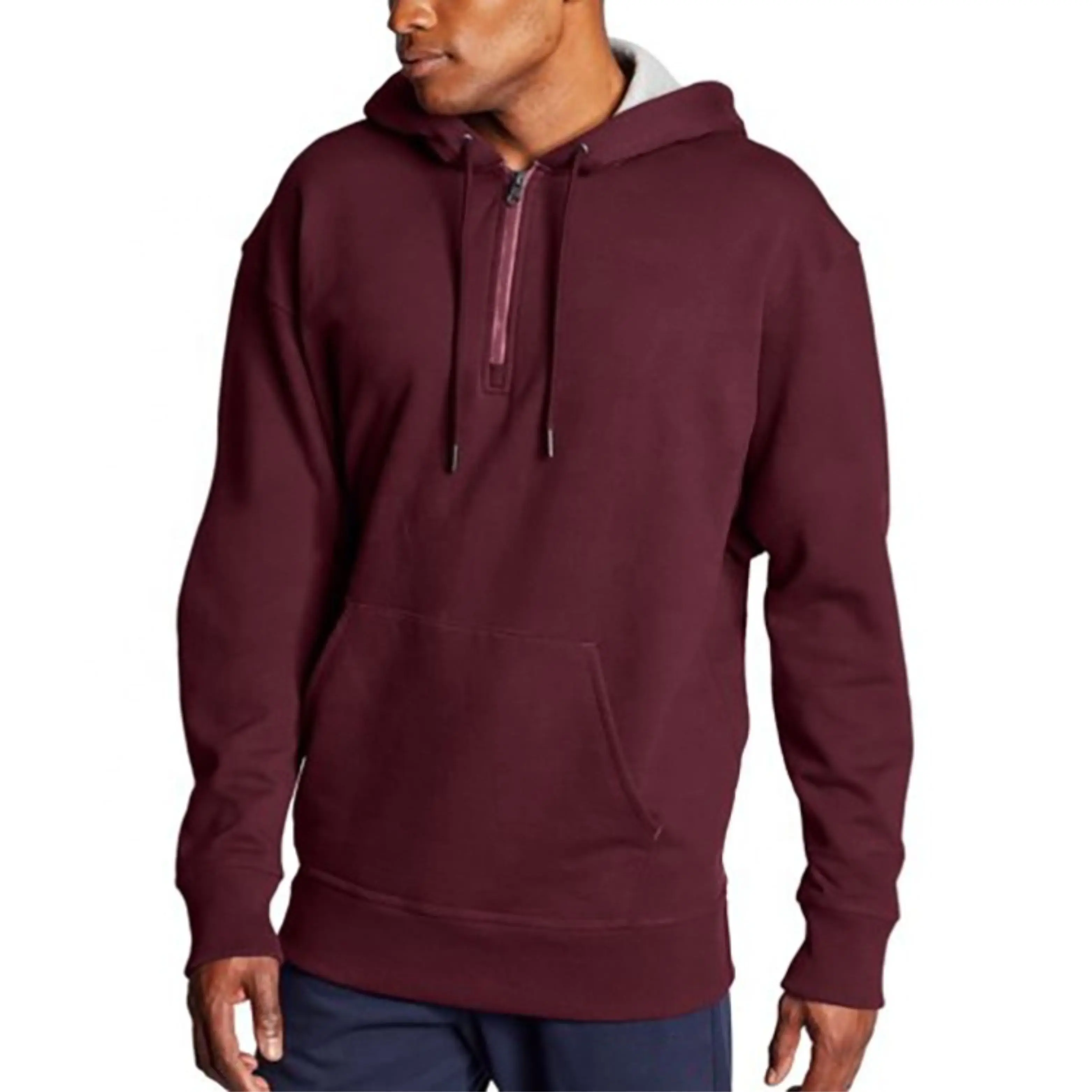 Autumn Winter Hooded Street Long Sleeve loose Solid Color Hooded Casual Blouse Fleece Tops White Hoodies grayson intl